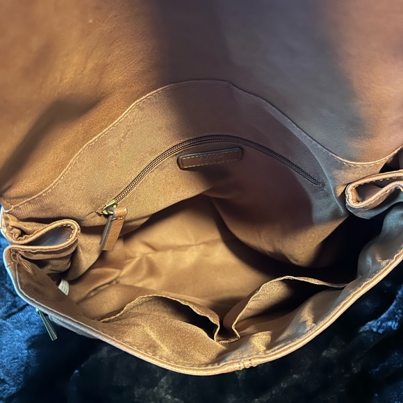 Frye & Co. Cognac leather backpack purse NWT - Picture 4 of 9